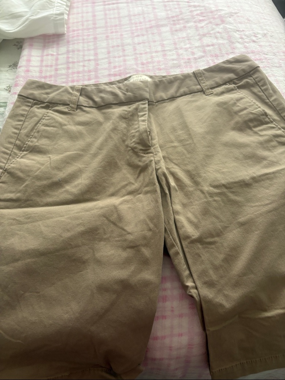 J. Crew Beige Bermuda Shorts